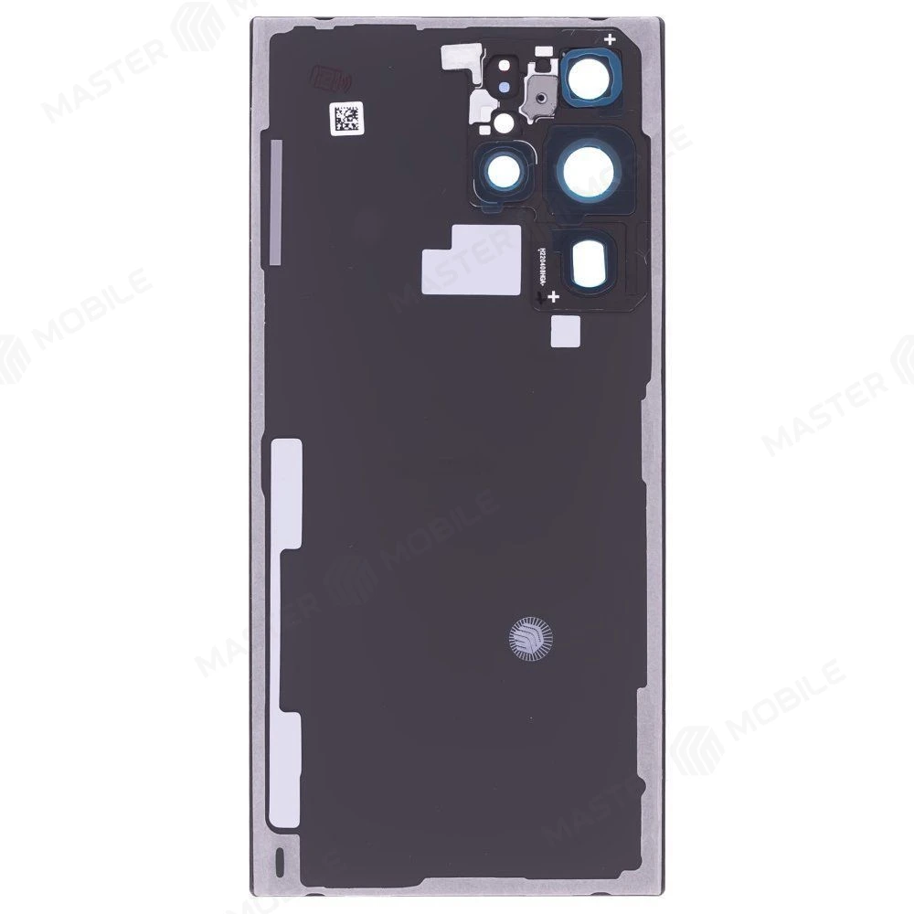 Задняя крышка для Samsung S908 Galaxy S22 Ultra (черный) (в сборе со стеклом камеры) (ORIG100) фото №2