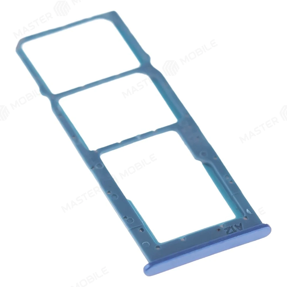 Держатель сим-карты для Samsung A125 Galaxy A12 (синий) фото №3