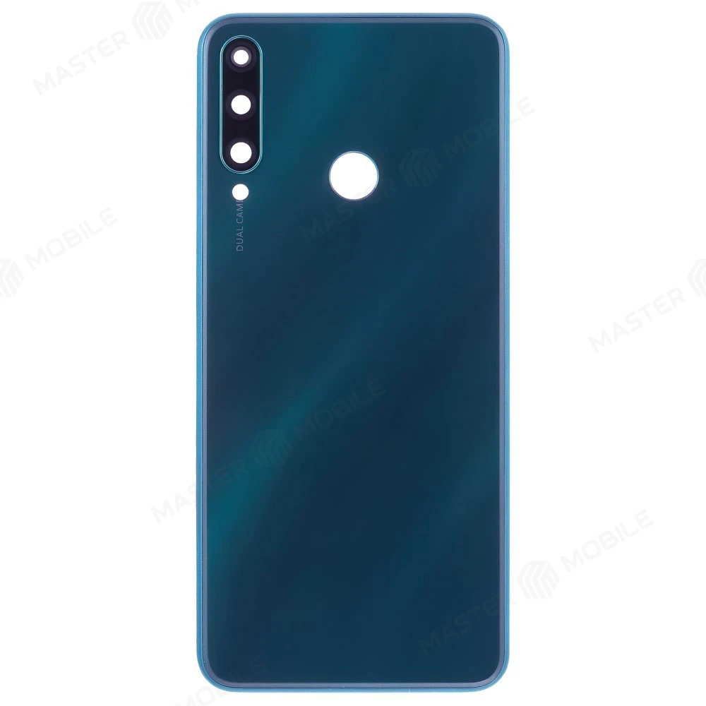 Задняя крышка для Huawei Y6p (MED-LX9N) (зеленый) (в сборе со стеклом камеры) фото №1