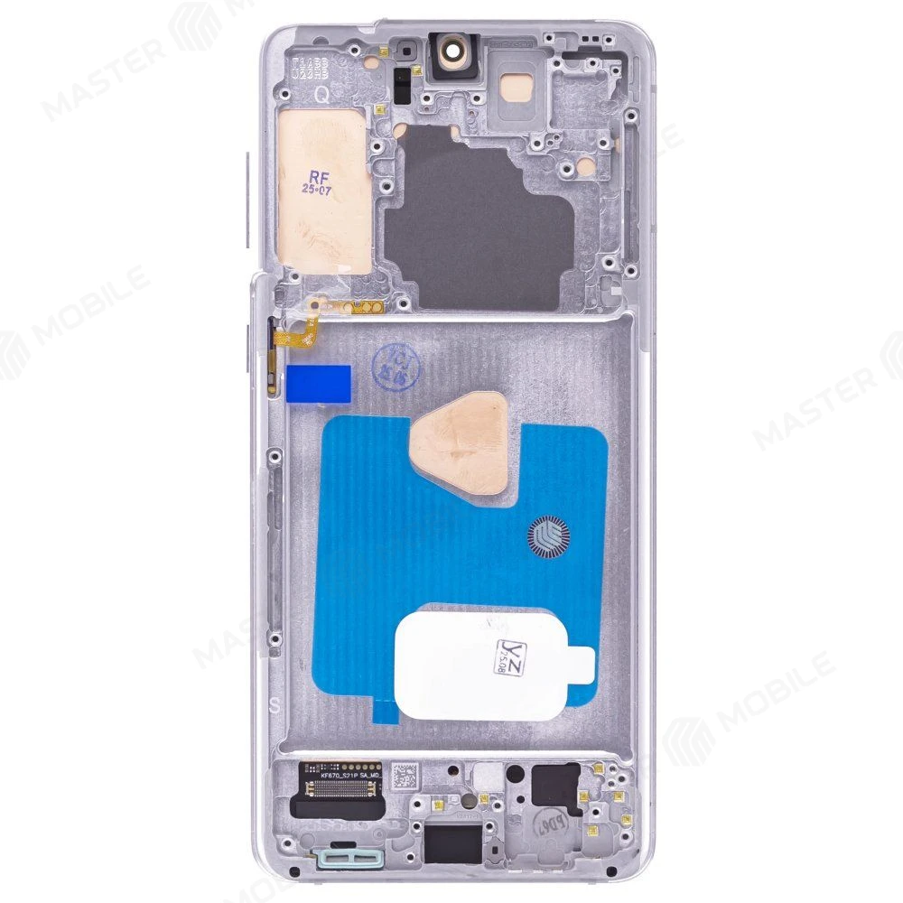 Дисплей для Samsung G996 Galaxy S21+ + тачскрин (серебристый) (в рамке) (OLED) (Full Size) фото №2
