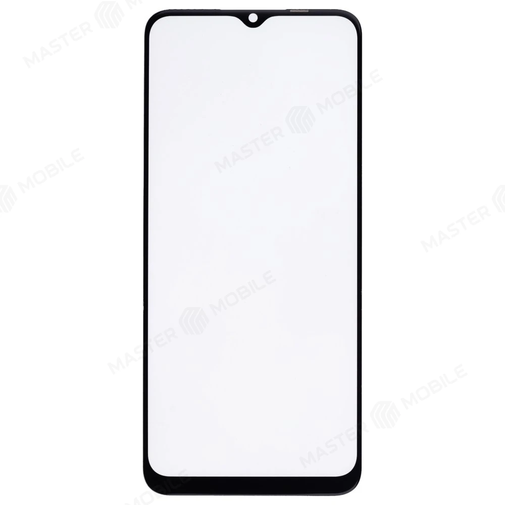 Стекло модуля для Realme C21Y (RMX3261/RMX3263) + OCA (черный) фото №1