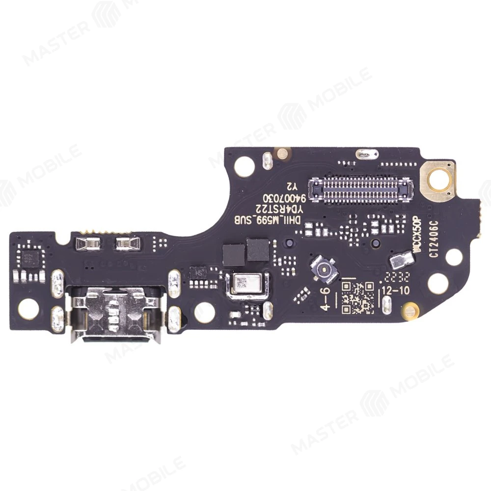 Нижняя плата для Huawei Nova 12i (CTR-L81) с комп. + разъем зарядки + микрофон + разьем SIM фото №1