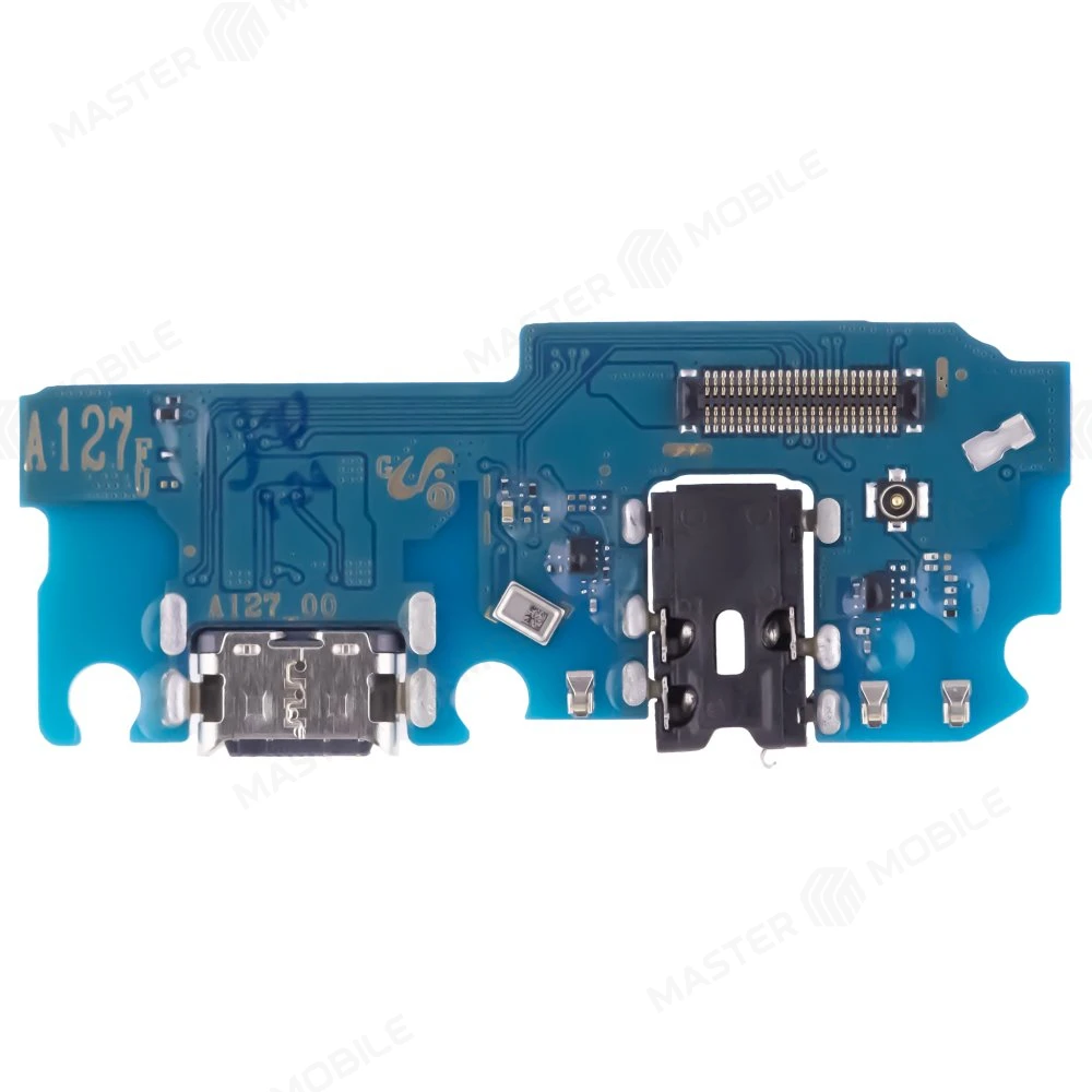 Нижняя плата для Samsung A127 Galaxy A12 Nacho с комп. + разъем зарядки + разъем гарнитуры + микрофон  фото №1