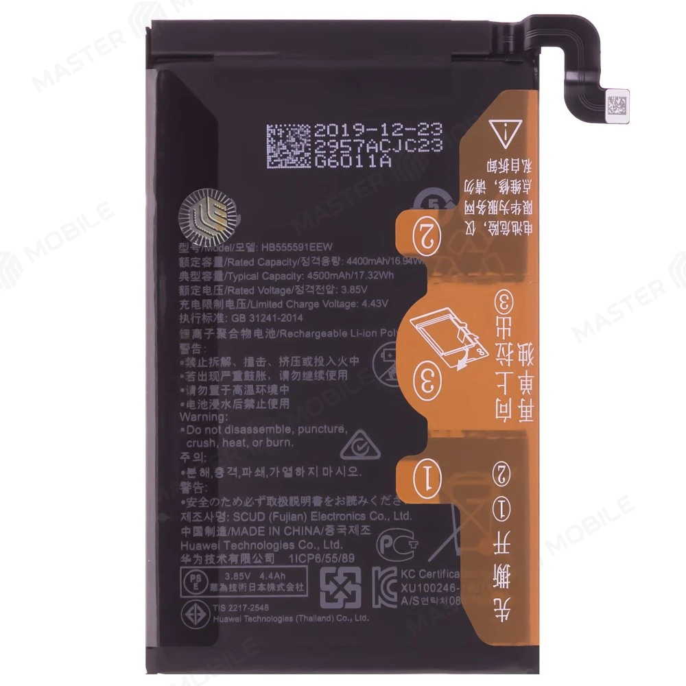 Аккумулятор для Huawei Mate 30 Pro (LIO-L09) (HB555591EEW) (ORIG100) фото №1