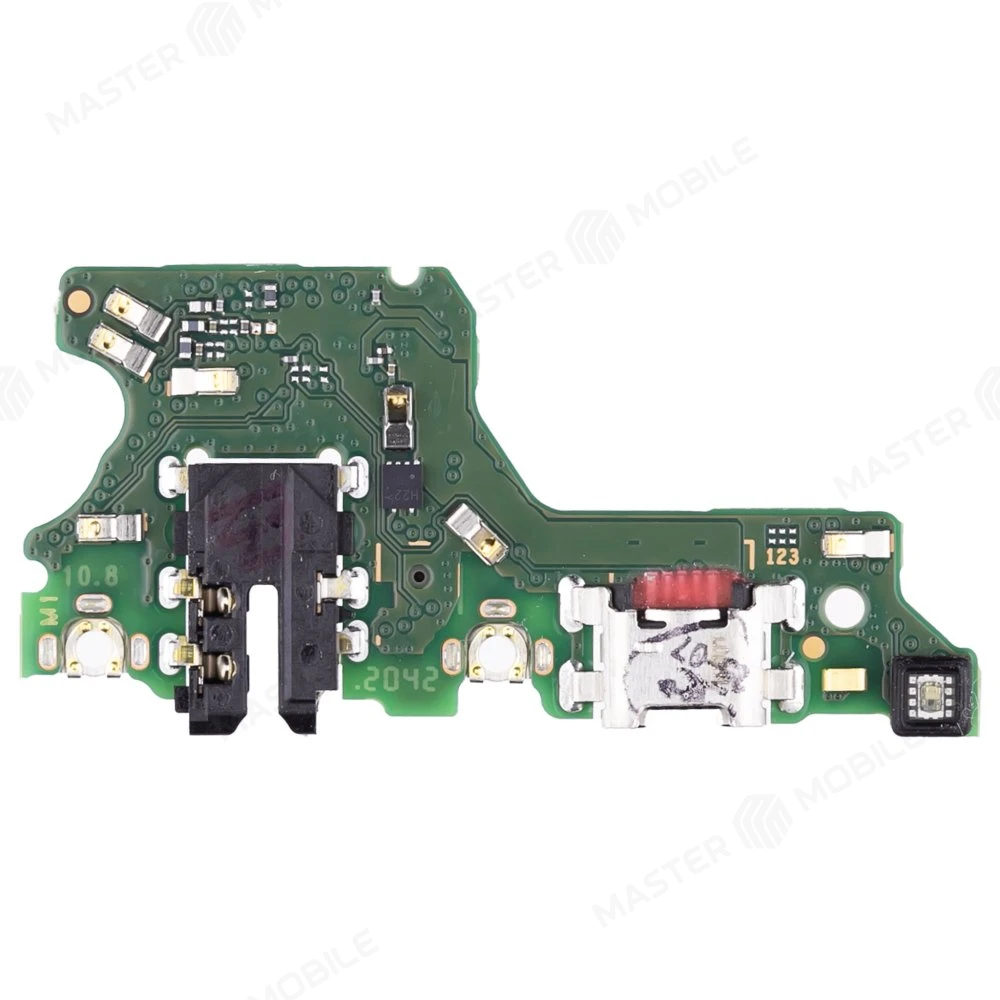 Нижняя плата для Huawei Honor 9C (AKA-L29) с комп. + разъем зарядки + разъем гарнитуры + микрофон (ORIG100)  фото №2