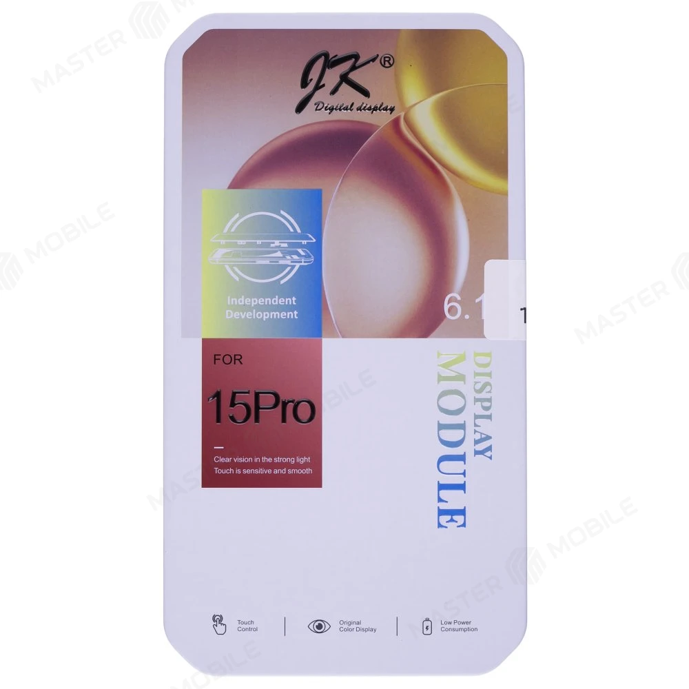 Дисплей для Apple iPhone 15 Pro + тачскрин (черный) (JK) (In-Cell) (площадка под IC) фото №5