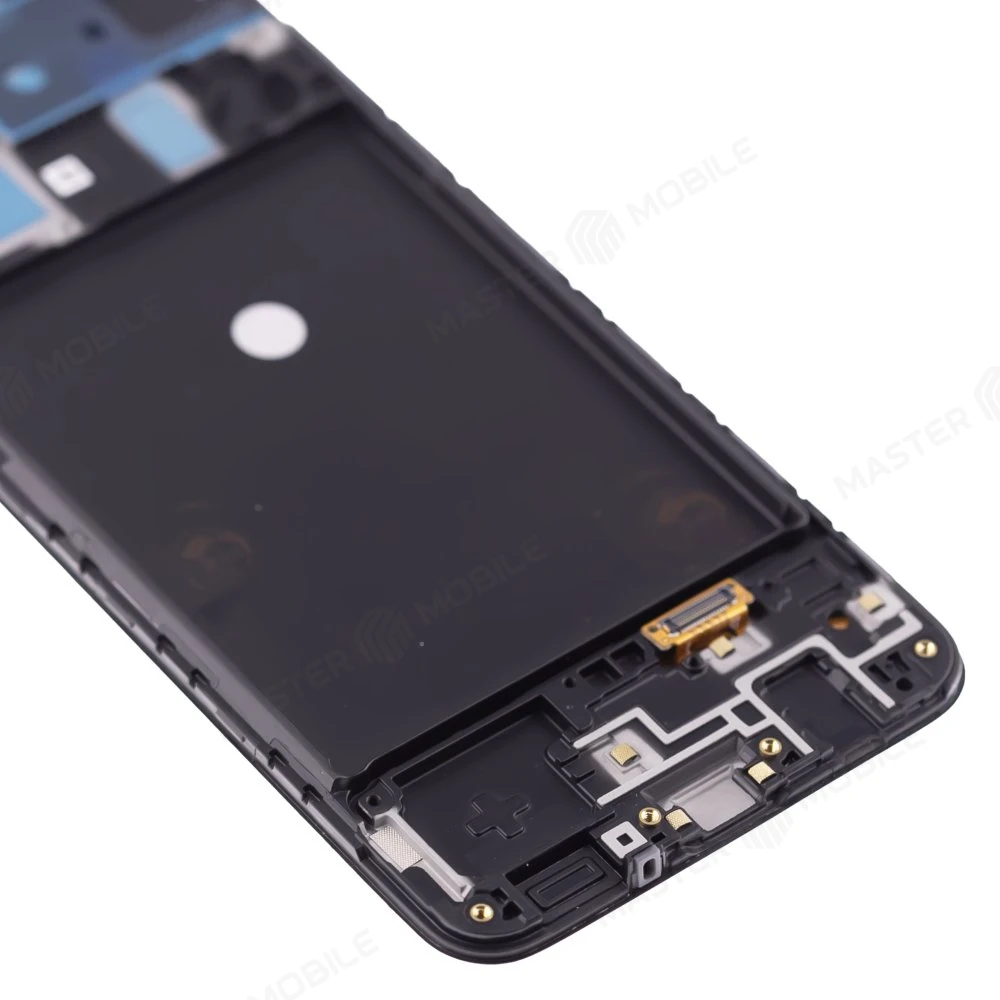 Дисплей для Samsung A205 Galaxy A20 + тачскрин (черный) (в рамке) (ORIG100) (SP) фото №4