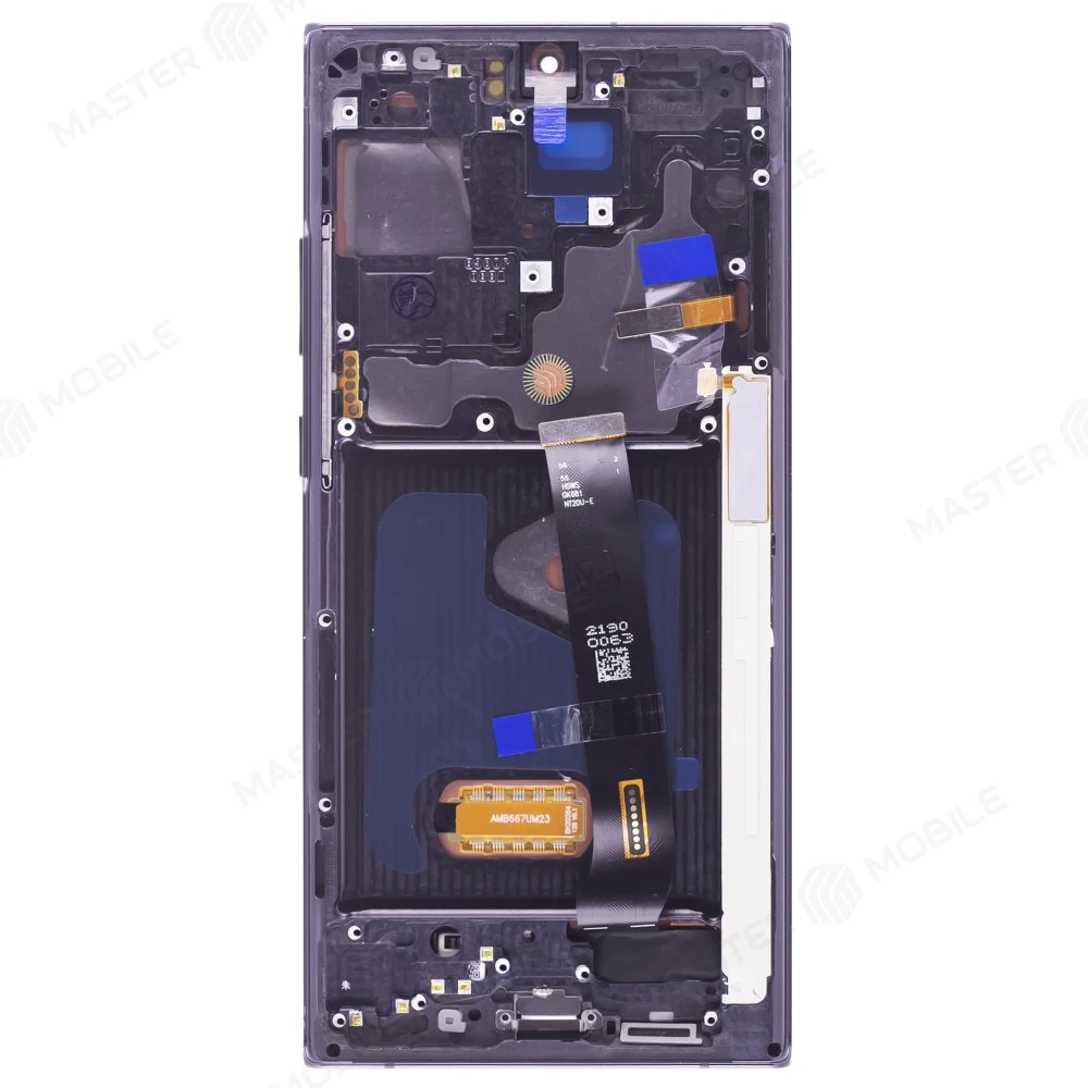 Дисплей для Samsung N985 Galaxy Note 20 Ultra / N986 Galaxy Note 20 Ultra 5G + тачскрин (черный) (в рамке) (OLED) (Full Size) фото №2