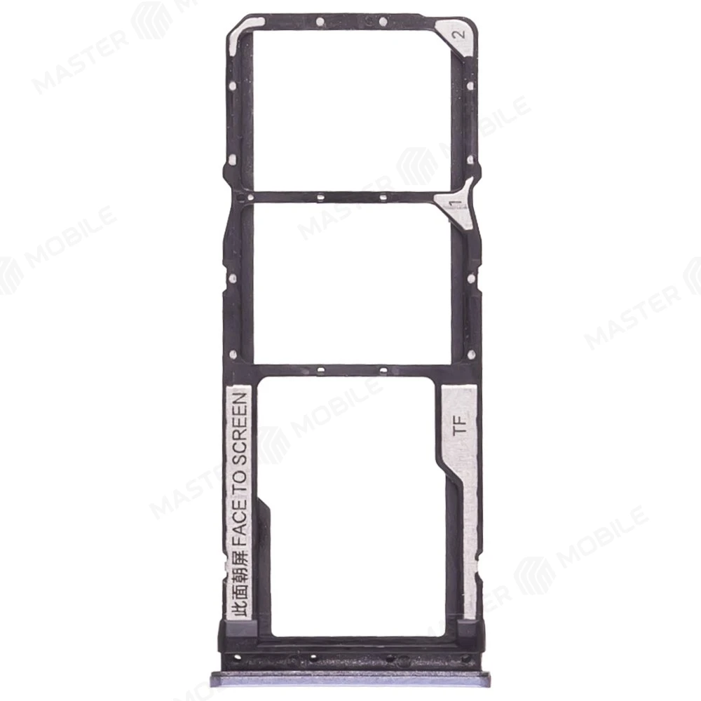 Держатель сим-карты для Xiaomi Redmi Note 9 Pro (M2003J6B2G) / Redmi Note 9S (M2003J6A1G) (серый)  фото №1