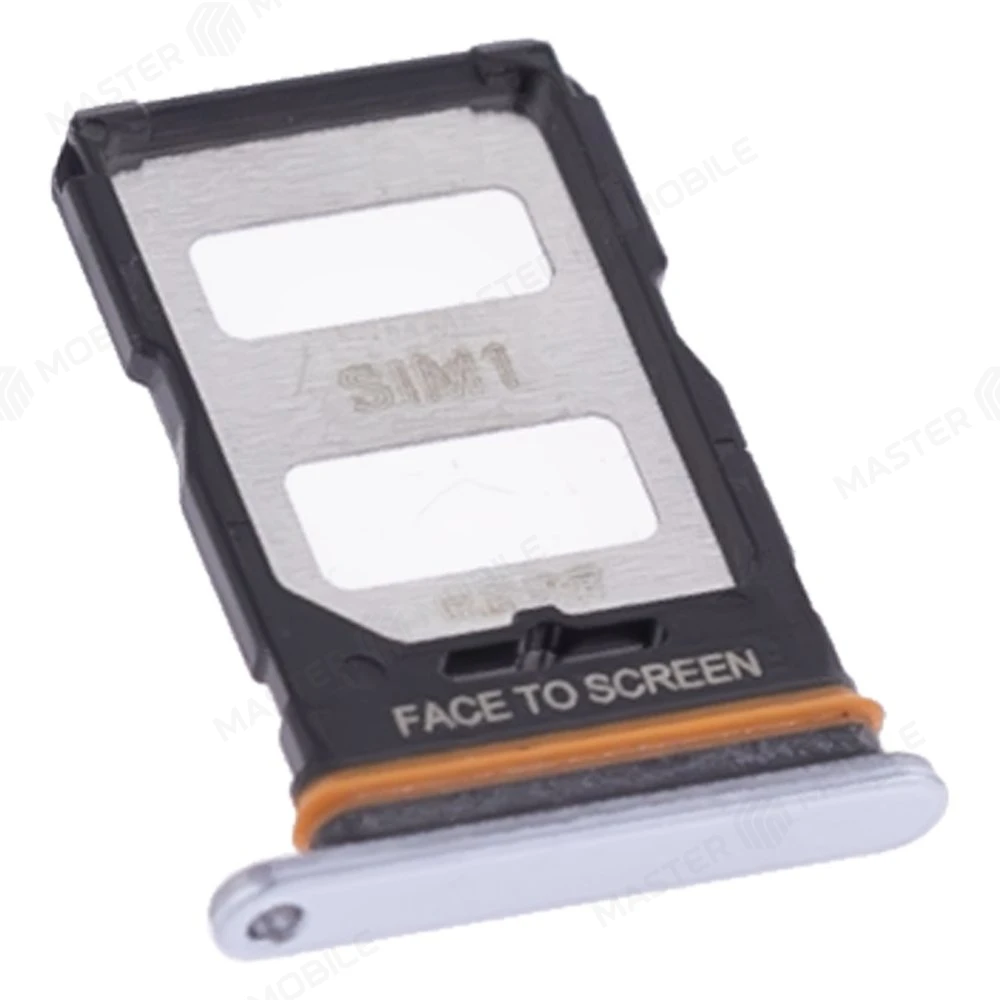 Держатель сим-карты для Xiaomi Poco F4 GT (21121210G) (серебристый) фото №3