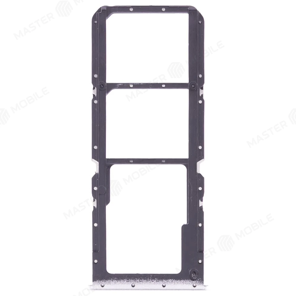 Держатель сим-карты для Realme 8 4G (RMX3085) (серебристый) фото №2