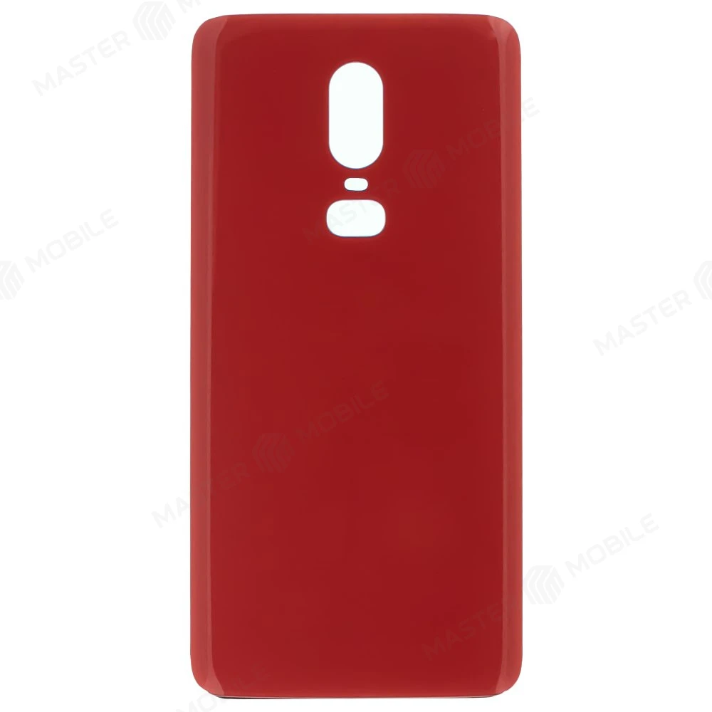 Задняя крышка для OnePlus 6 (красный) фото №1