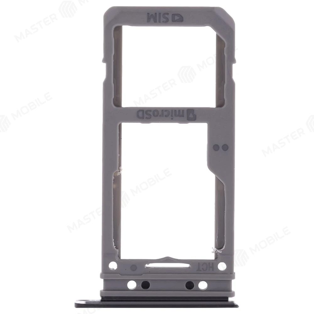 Держатель сим-карты для Samsung G950 Galaxy S8 / G955 Galaxy S8+ (черный) фото №1