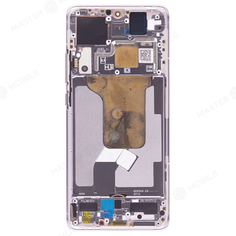 Дисплей для Xiaomi 12 (2201123G) / 12X (2112123AG) + тачскрин (голубой) (в рамке) (ORIG100) (SP) фото №2