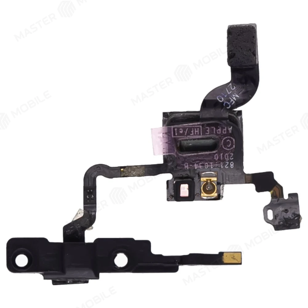 Шлейф для Apple iPhone 4 с комп. (на кнопку включения) + сенсор + микрофон  фото №2