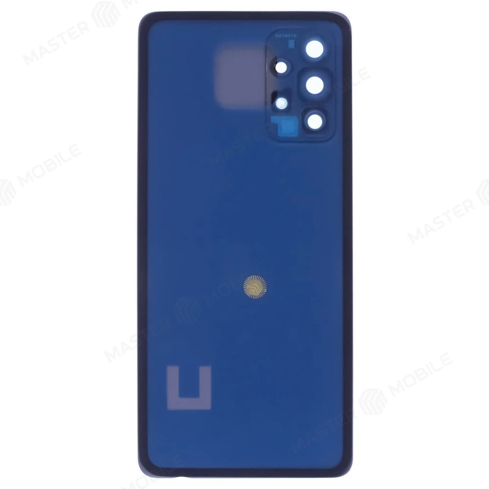 Задняя крышка для Samsung A725 Galaxy A72 (белый) (в сборе со стеклом камеры) фото №2