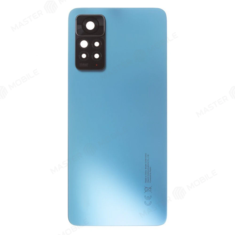 Задняя крышка для Xiaomi Redmi Note 11 Pro 4G (2201116TG) (синий) (в сборе со стеклом камеры) (ORIG100)  фото №1