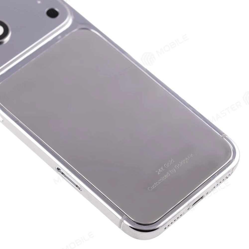 Корпус для Apple iPhone 17 Pro Max (SIM + eSIM) (серебристый) (Premium) (24K GOLD) фото №3