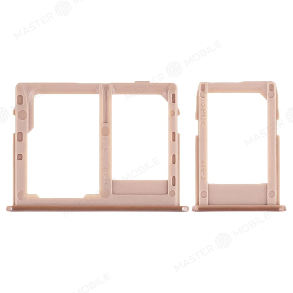 Держатель сим-карты для Samsung J415 Galaxy J4+ (2018) / J610 Galaxy J6+ (2018) (золотистый) фото №2