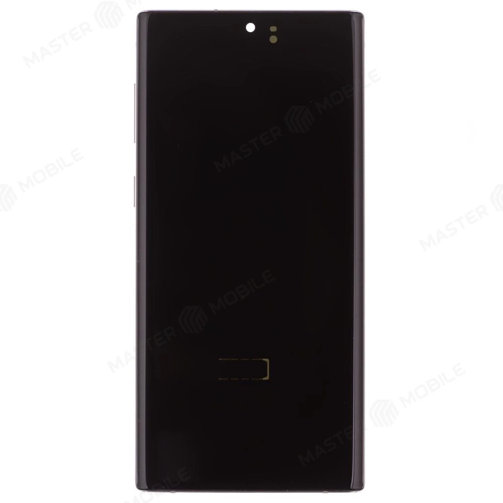 Дисплей для Samsung N970 Galaxy Note 10 + тачскрин (серый) (в рамке) (ORIG100) (возможен дефект ЛКП) фото №1