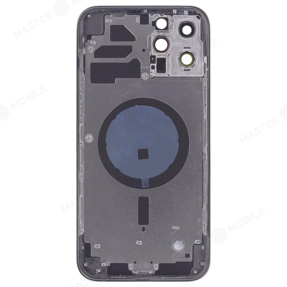 Корпус для Apple iPhone 12 Pro Max (серый) (Premium) фото №2