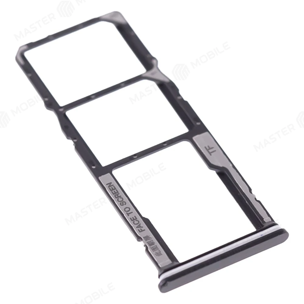 Держатель сим-карты для Xiaomi Redmi A3 (23129RN51X) (черный) фото №3