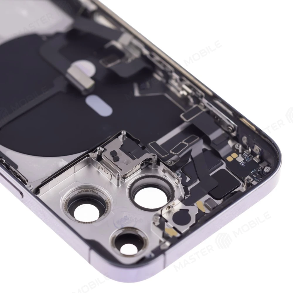 Корпус для Apple iPhone 14 Pro (фиолетовый) (в сборе) (с разбора) (ORIG100) (возможен дефект ЛКП) фото №3