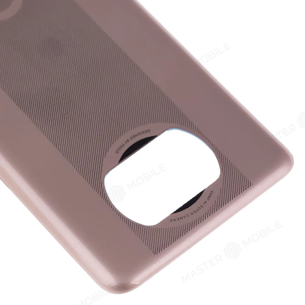 Задняя крышка для Xiaomi Poco X3 / Poco X3 NFC (M2007J20CG) / Poco X3 Pro (M2102J20SG) (бронзовый) фото №3