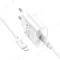 Сетевое зарядное устройство Hoco C109A TypeC 20W + кабель TypeC - Lightning (белый) фото №3