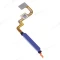 Шлейф для Xiaomi Redmi Note 11 4G (2201117TY/G) / Redmi Note 11S 4G (2201117SY/G) и др. с комп. + сканер отпечатка пальца (синий) фото №3
