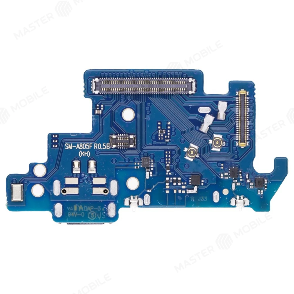 Нижняя плата для Samsung A805 Galaxy A80 / A905 Galaxy A90 с комп. + разъем зарядки + микрофон + разъем SIM фото №1