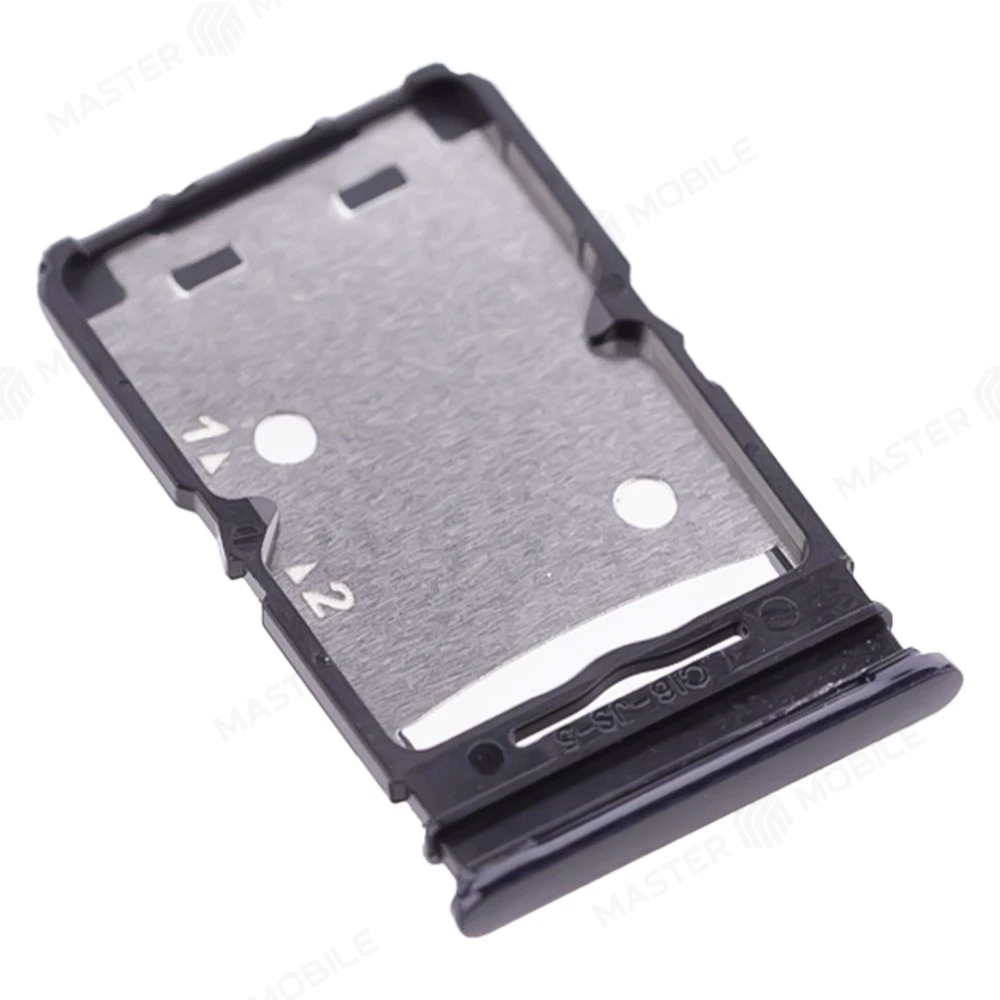 Держатель сим-карты для Tecno Camon 19 (CI6n) (черный) фото №3