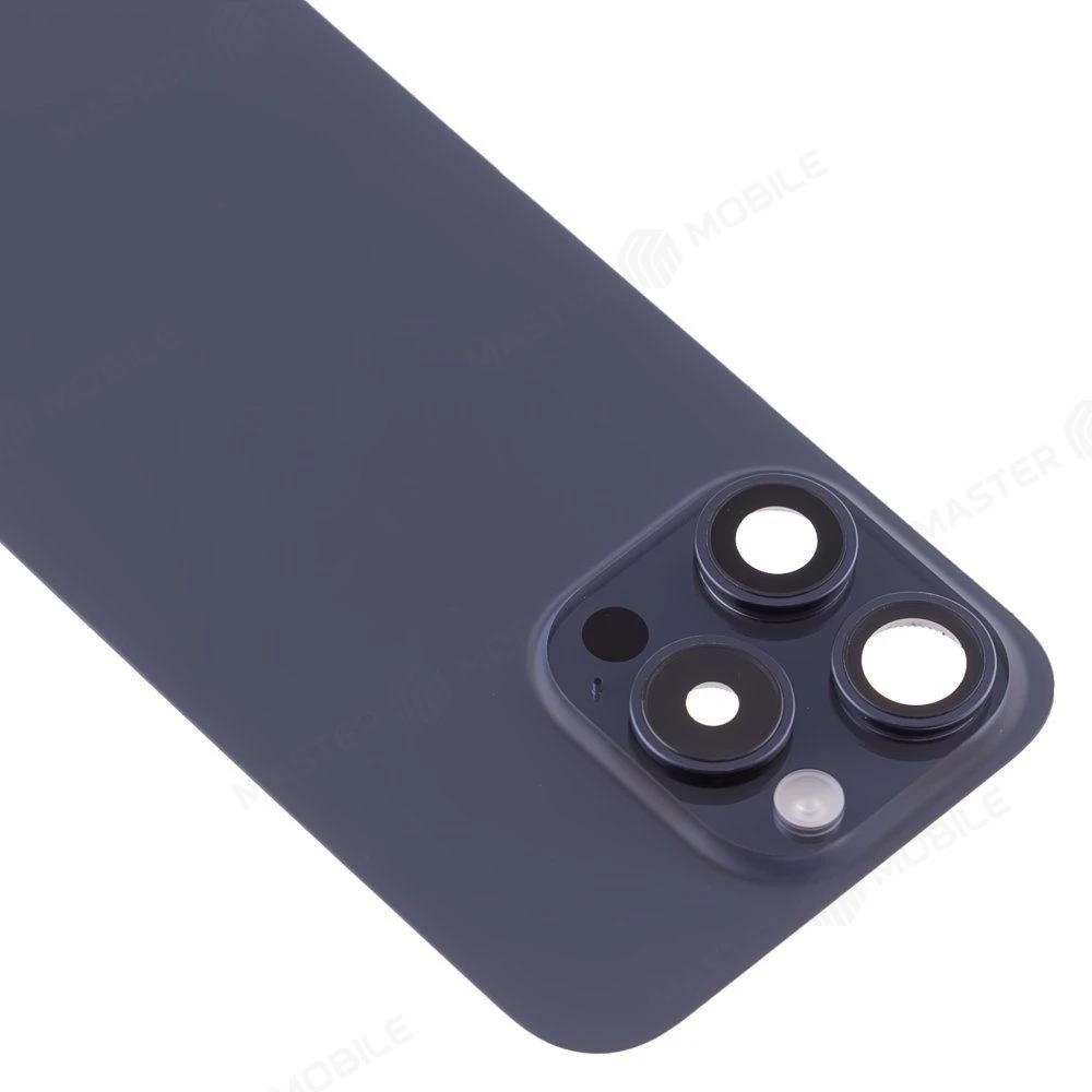 Задняя крышка для Apple iPhone 15 Pro (синий) (в сборе) (с разбора) (ORIG100) (возможен дефект ЛКП) фото №3