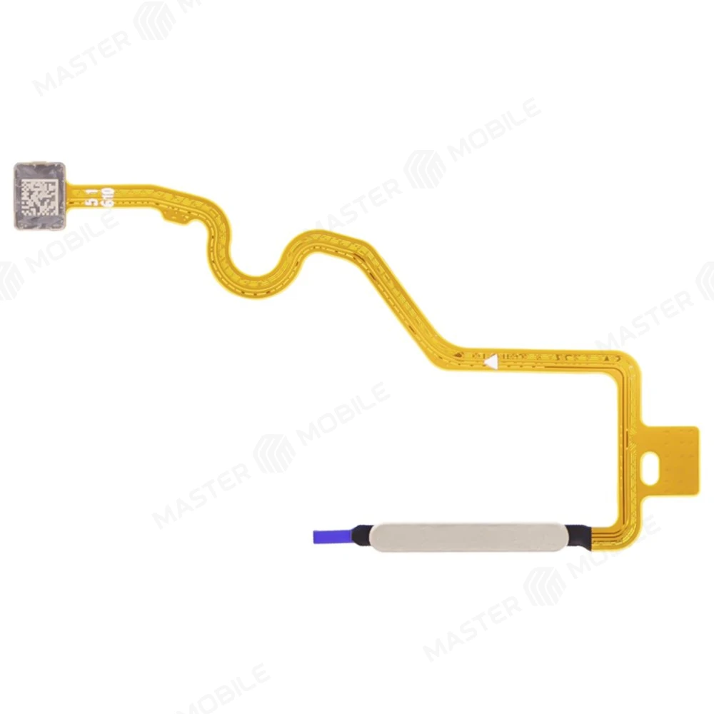 Шлейф для Infinix Hot 40i (X6528B) с комп. + сканер отпечатка пальца (золотистый) фото №1