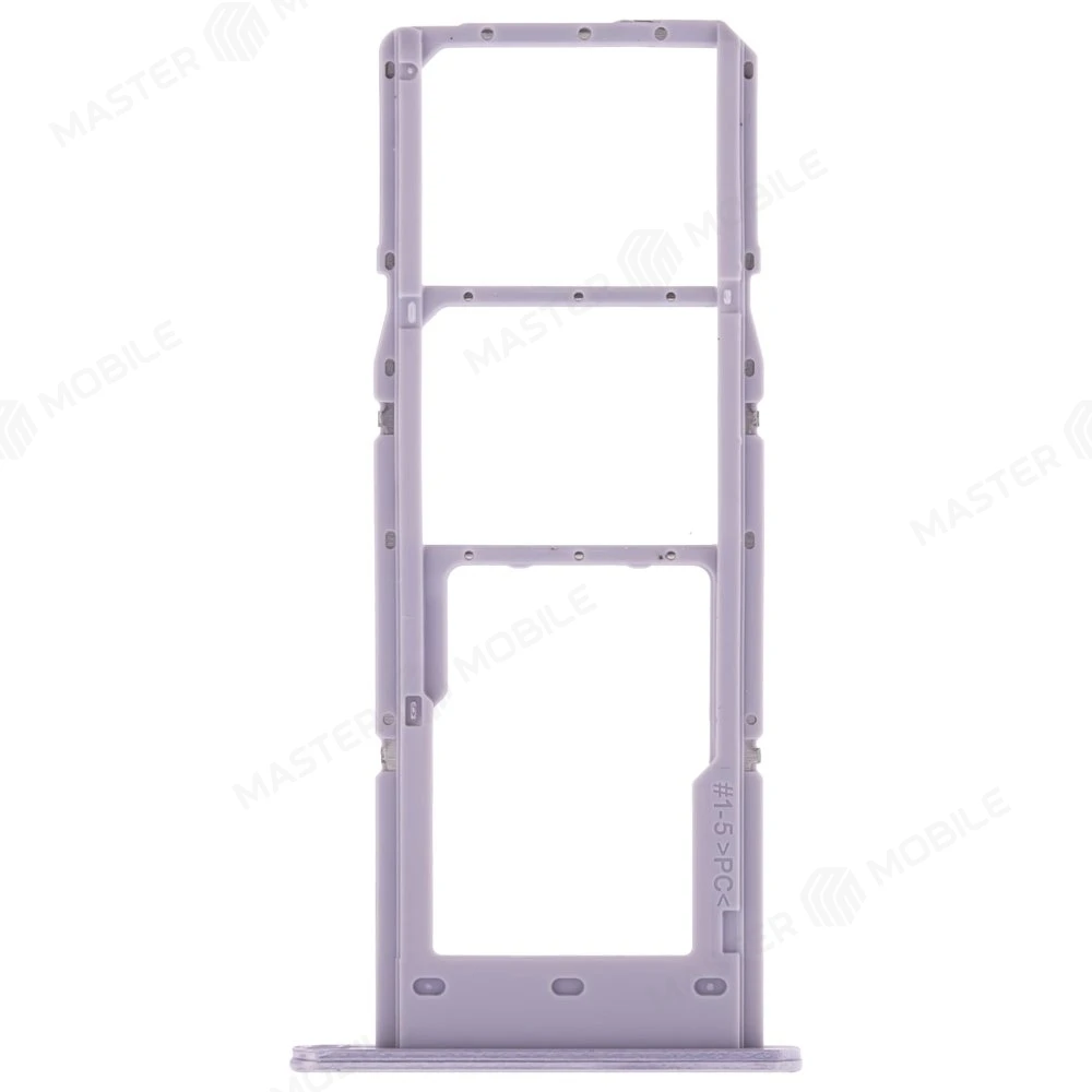 Держатель сим-карты для Samsung A145 Galaxy A14 (серебристый) фото №2