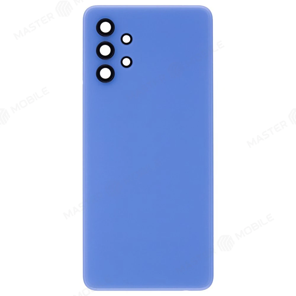 Задняя крышка для Samsung A325 Galaxy A32 (голубой) (в сборе со стеклом камеры) фото №1