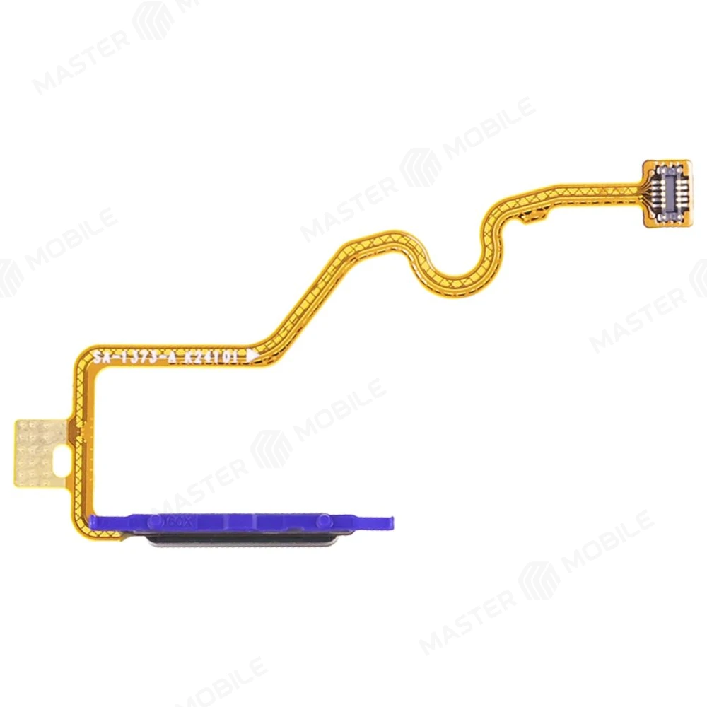 Шлейф для Infinix Hot 40 Pro (X6837) с комп. + сканер отпечатка пальца (голубой) фото №2