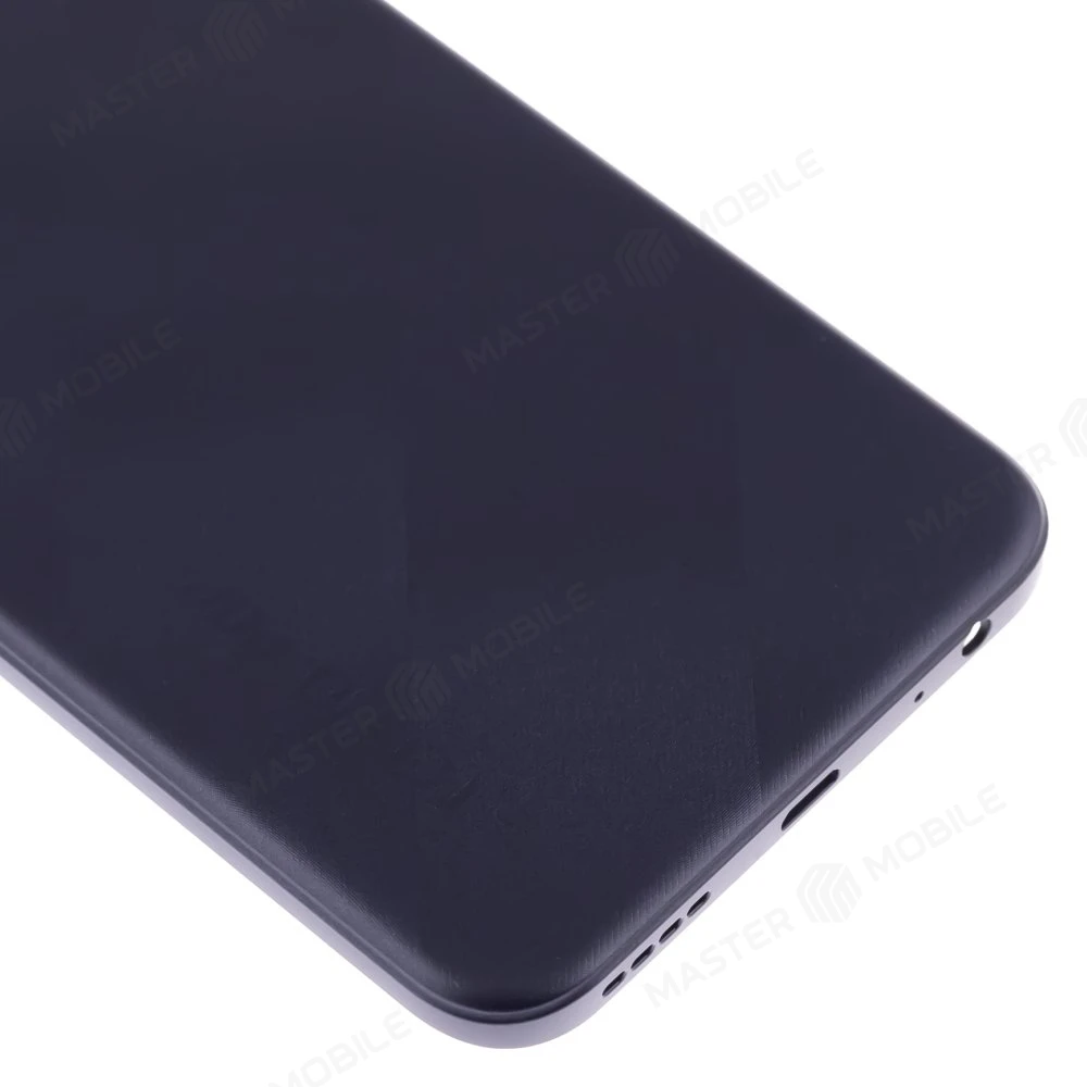 Задняя крышка для Tecno Pop 6 Pro (BE8) (черный) (в сборе со стеклом камеры) фото №4