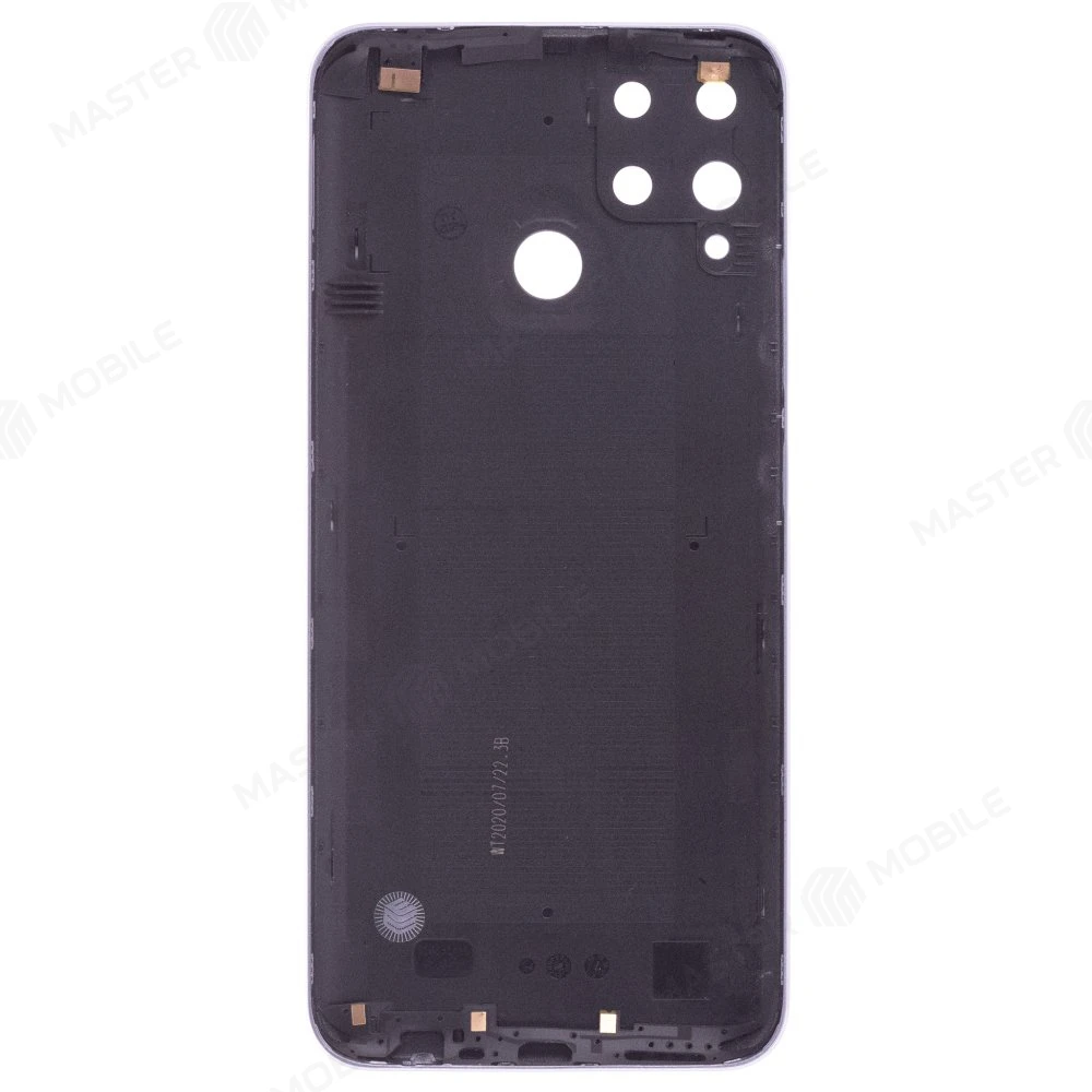 Задняя крышка для Realme C15 (RMX2180) (серебристый) (в сборе со стеклом камеры) фото №2
