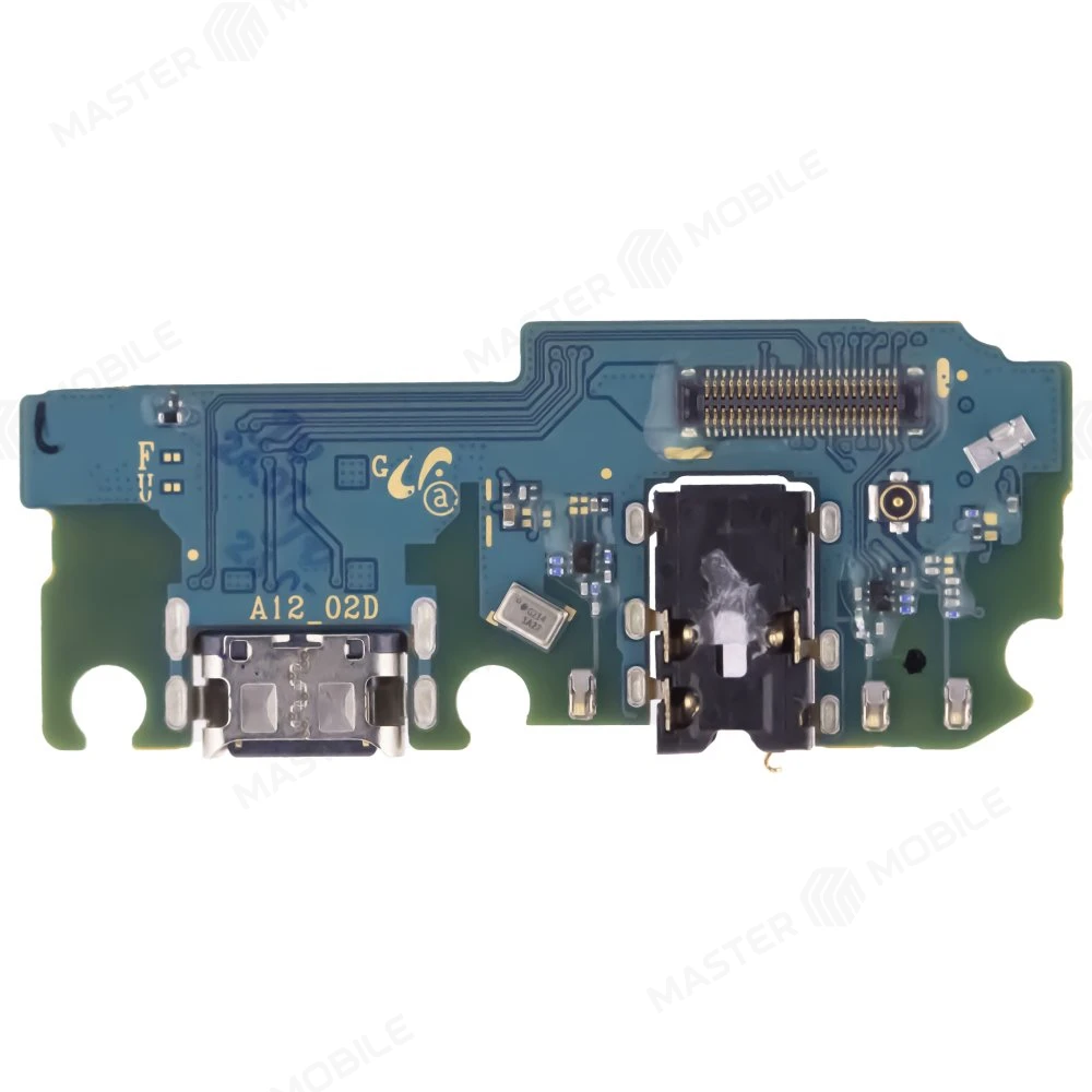 Нижняя плата для Samsung A125 Galaxy A12 / M127 Galaxy M12 с комп. + разъем зарядки + разъем гарнитуры + микрофон (ORIG100) фото №1