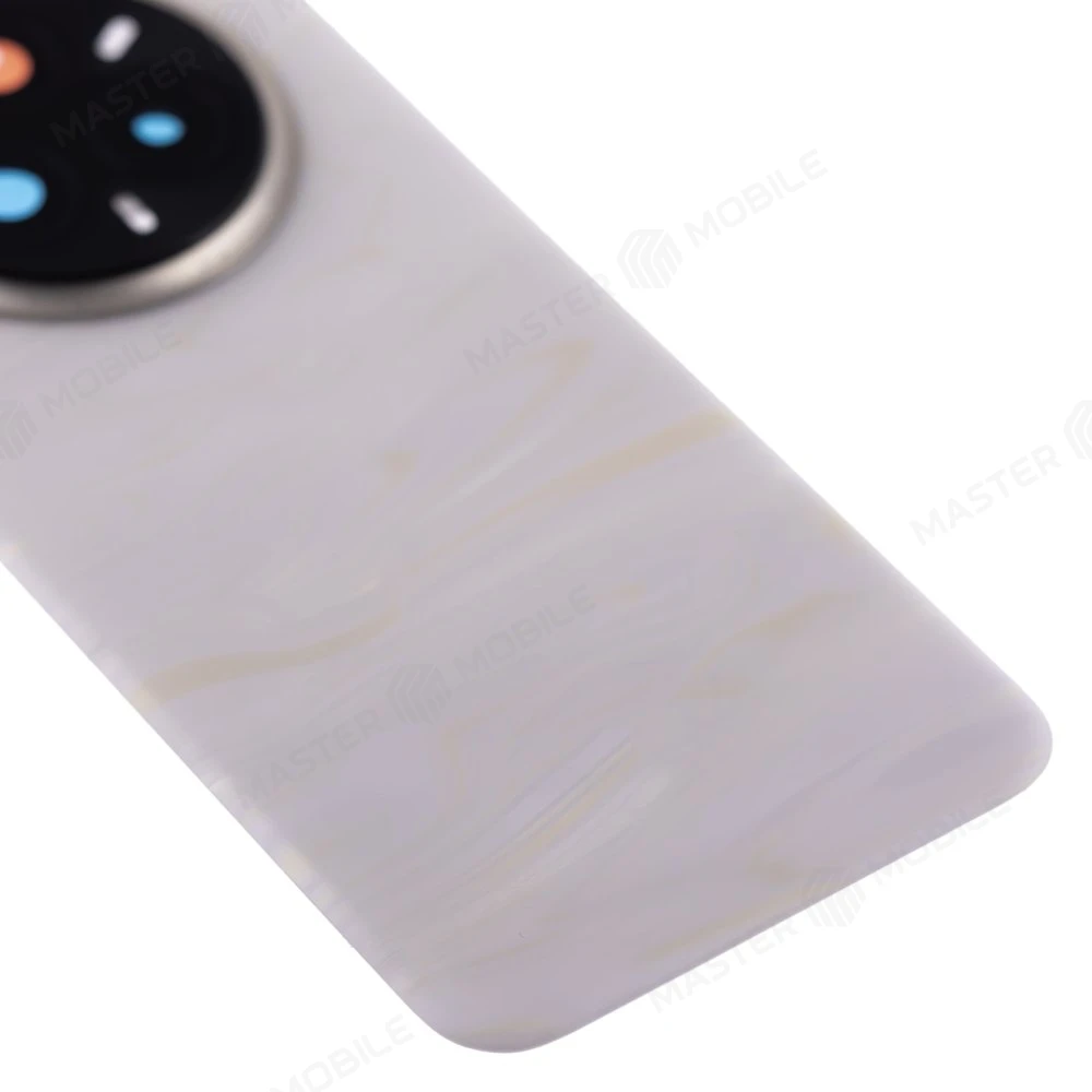 Задняя крышка для Realme 14 Pro+ (RMX5051) (белый) (в сборе со стеклом камеры) фото №4