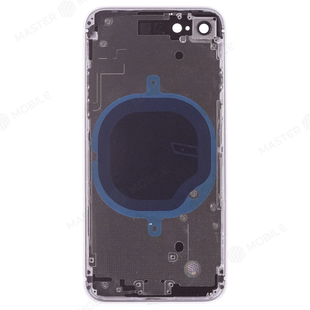 Корпус для Apple iPhone SE 2020 (серебристый) (Premium) фото №2