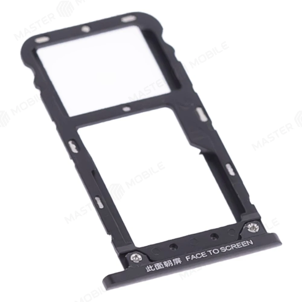 Держатель сим-карты для Xiaomi Mi Max 3 (M1804E4A) (черный)  фото №3