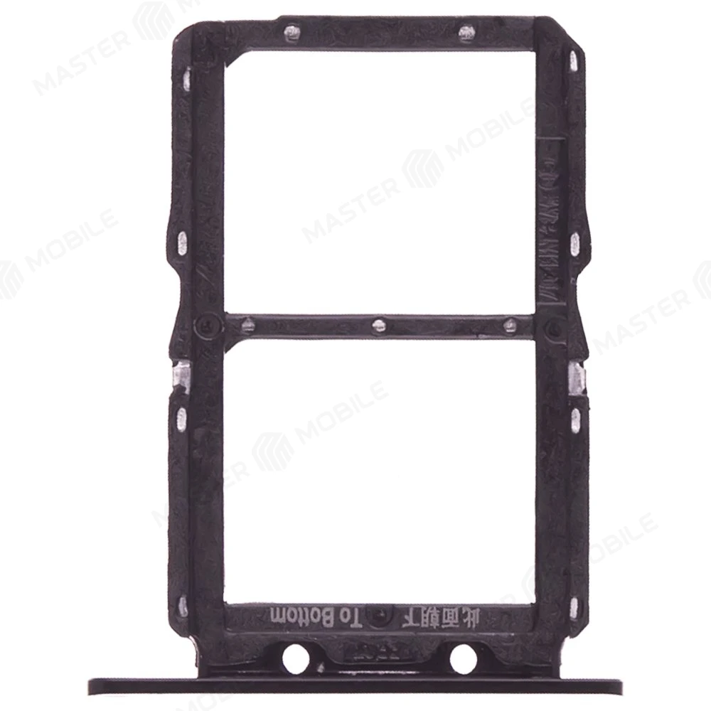 Держатель сим-карты для Huawei Honor View 20 (PCT-L29) (черный) фото №2