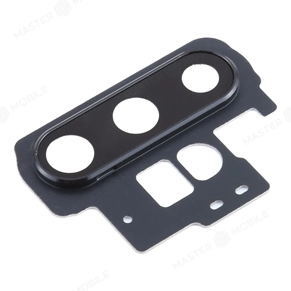 Стекло задней камеры для Samsung N975 Galaxy Note 10+ / N976 Galaxy Note 10+ 5G (черный) (в рамке) фото №2