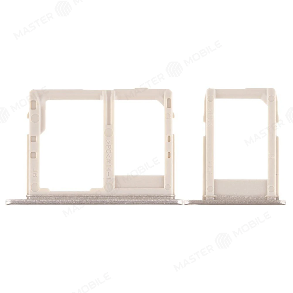 Держатель сим-карты для Samsung J600 Galaxy J6 (2018) / J810 Galaxy J8 (2018) (золотистый) фото №2