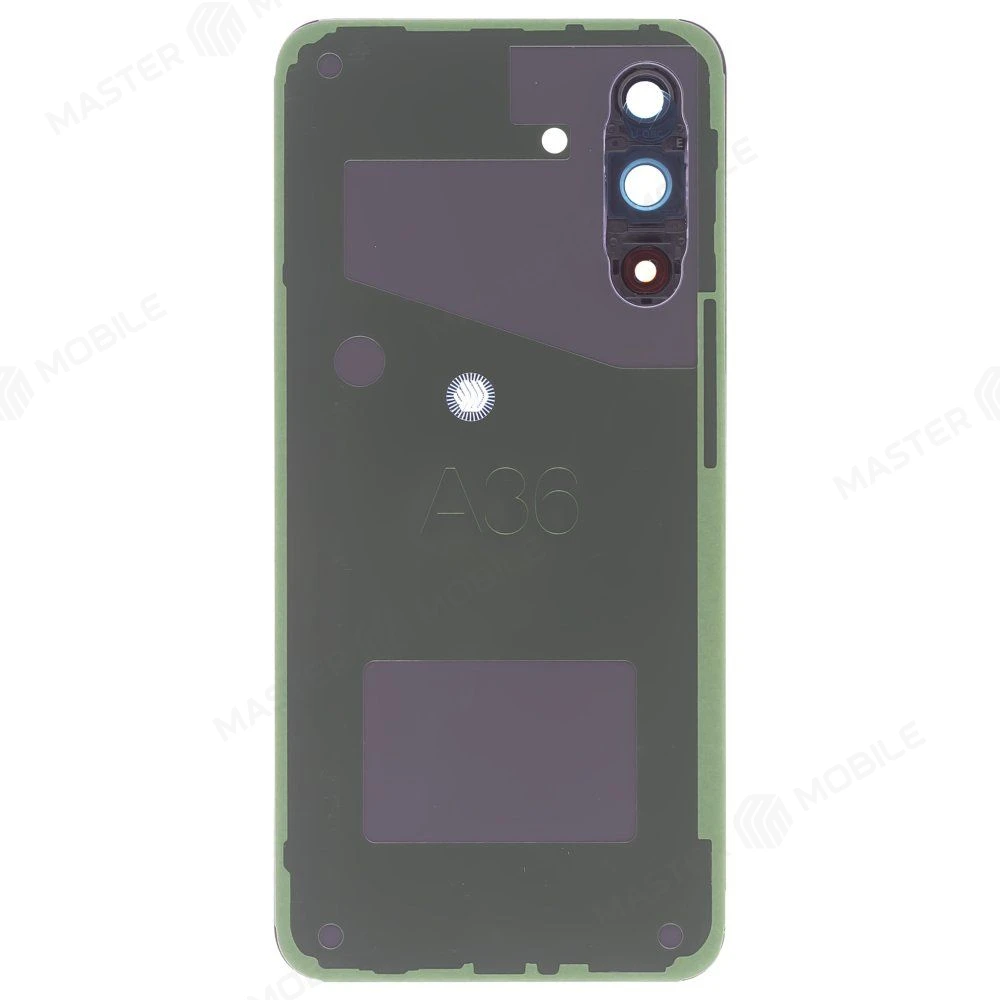 Задняя крышка для Samsung A366 Galaxy A36 (белый) (в сборе со стеклом камеры) (ORIG100) фото №2