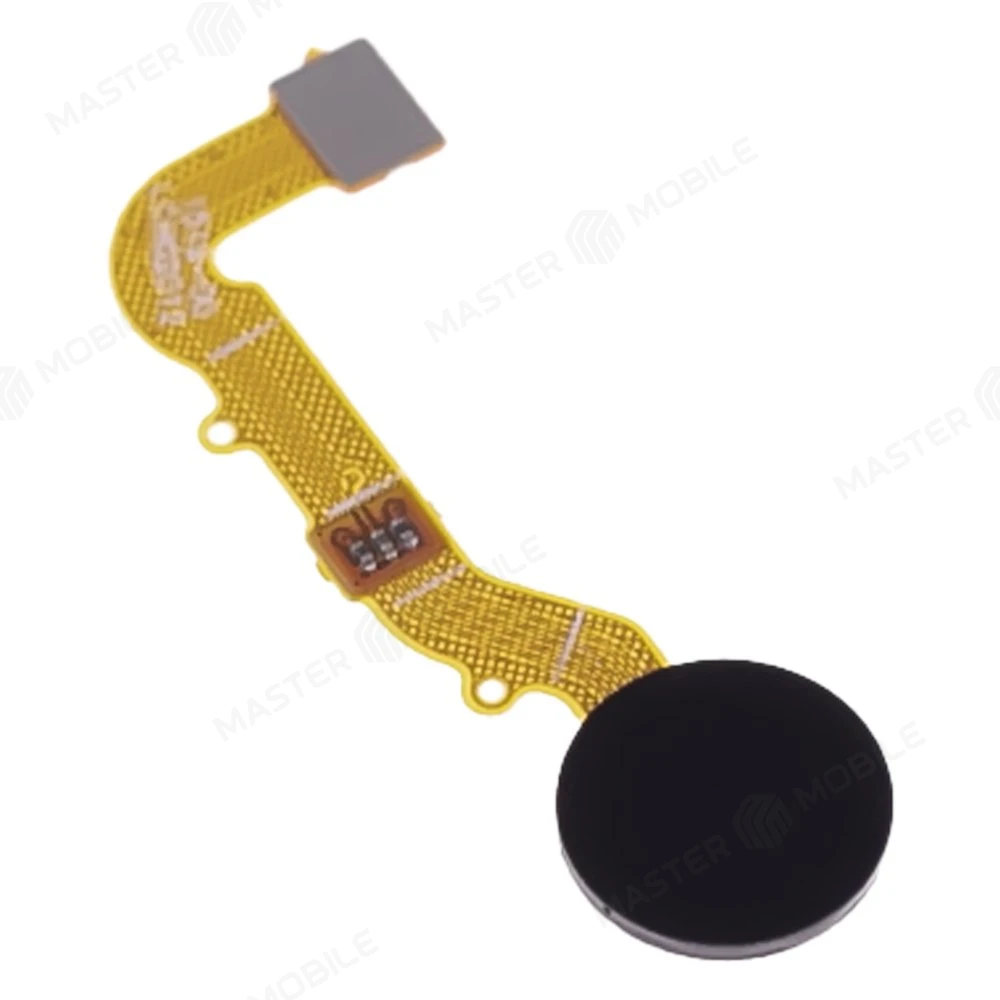 Шлейф для Xiaomi Redmi 9 (M2004J19G) с комп. + сканер отпечатка пальца (черный)  фото №3