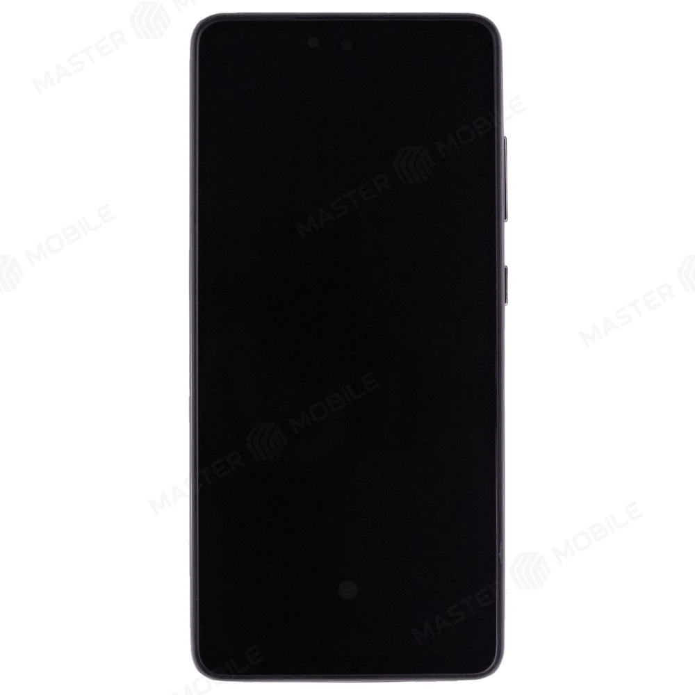 Дисплей для Samsung A525 Galaxy A52 / A526 Galaxy A52 5G / A528 Galaxy A52s + тачскрин (черный) (в рамке) (OLED) (Small Size) фото №1