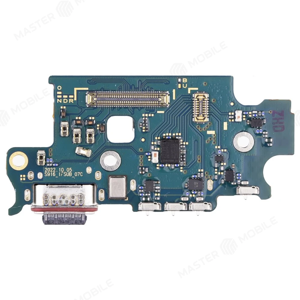 Нижняя плата для Samsung S916 Galaxy S23+ с комп. + разъем зарядки + микрофон фото №1